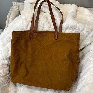 Madewell Canvas Tote in Mustard